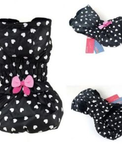 Fold Waist Bowknot Princess Pet Dress