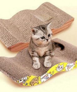 S-Shaped Scratcher With Catnip Pet Toy