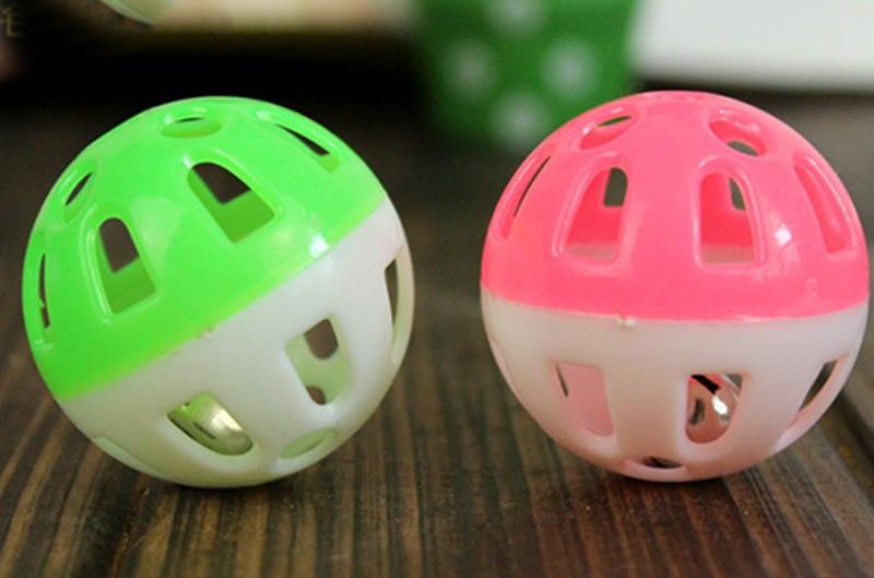 Plastic Tinkle Bell Ball Pet Toy - Image 3