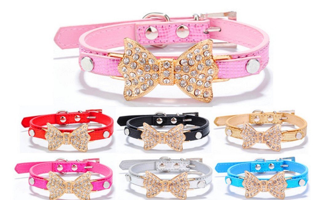 Pretty Bling Rhinestone Pet Collar - Image 2