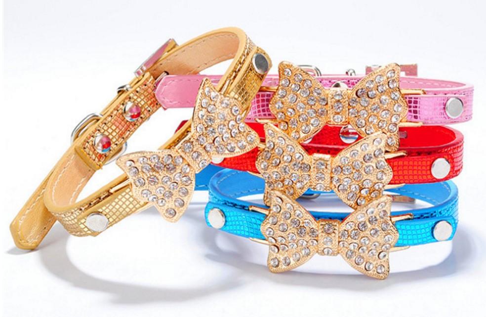 Pretty Bling Rhinestone Pet Collar - Image 3
