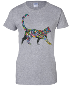 Celebrate Pride Tattooed Cat T-Shirt