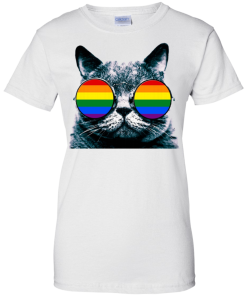 Alternative view of Hipster Cat Tee