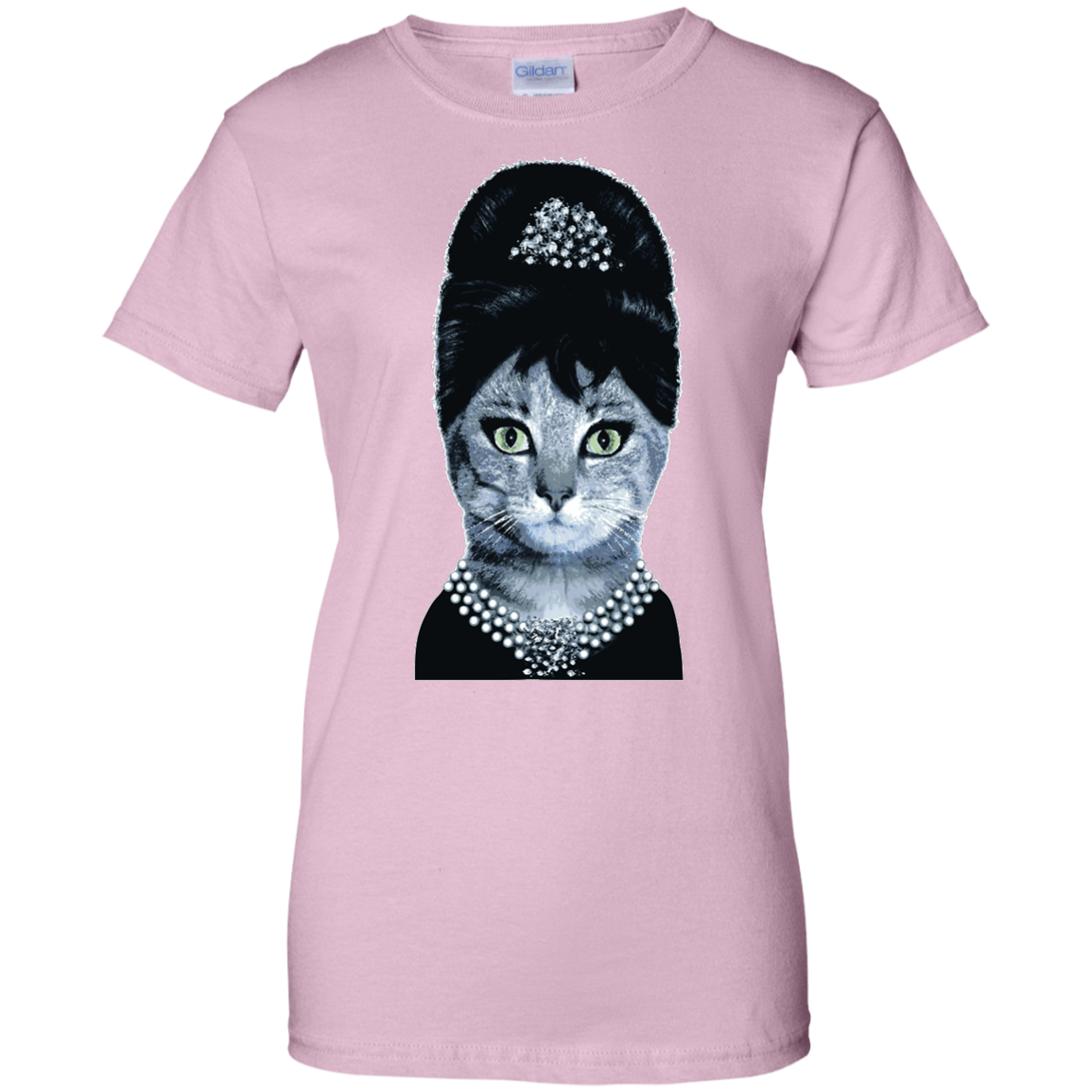 Audrey Hepburn Cat Mashup Shirt - Image 4