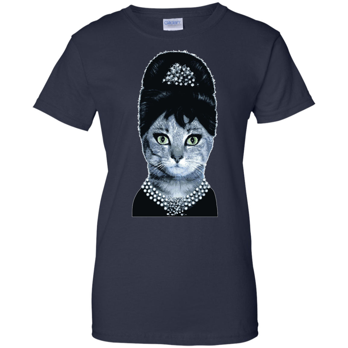 Audrey Hepburn Cat Mashup Shirt - Image 5