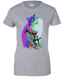 Electrified Curious Kitty Tee