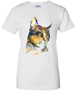 Watercolor Cat Inspiration Tee