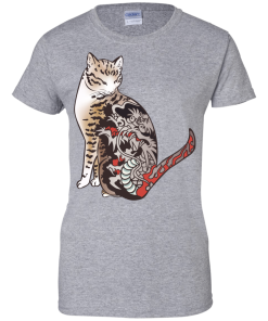 Dragon Tattoo Cat Shirt